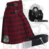 Battle Of Kilts Men’s Tartan Kilt Outfit – 5-Piece Scottish Set with Premium Accessories